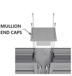 OPTIONAL MULLION END CAPS