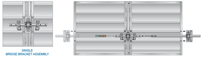 2-section jackshaft installation