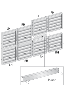 MULTIPLE SECTIONS WIDE BY MULTIPLE SECTIONS HIGH