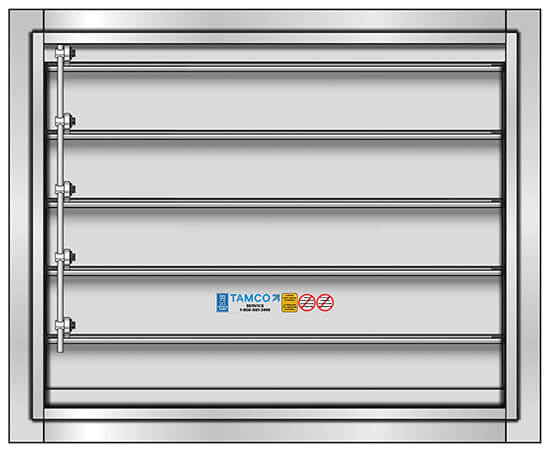 Medium-Duty backdraft dampers